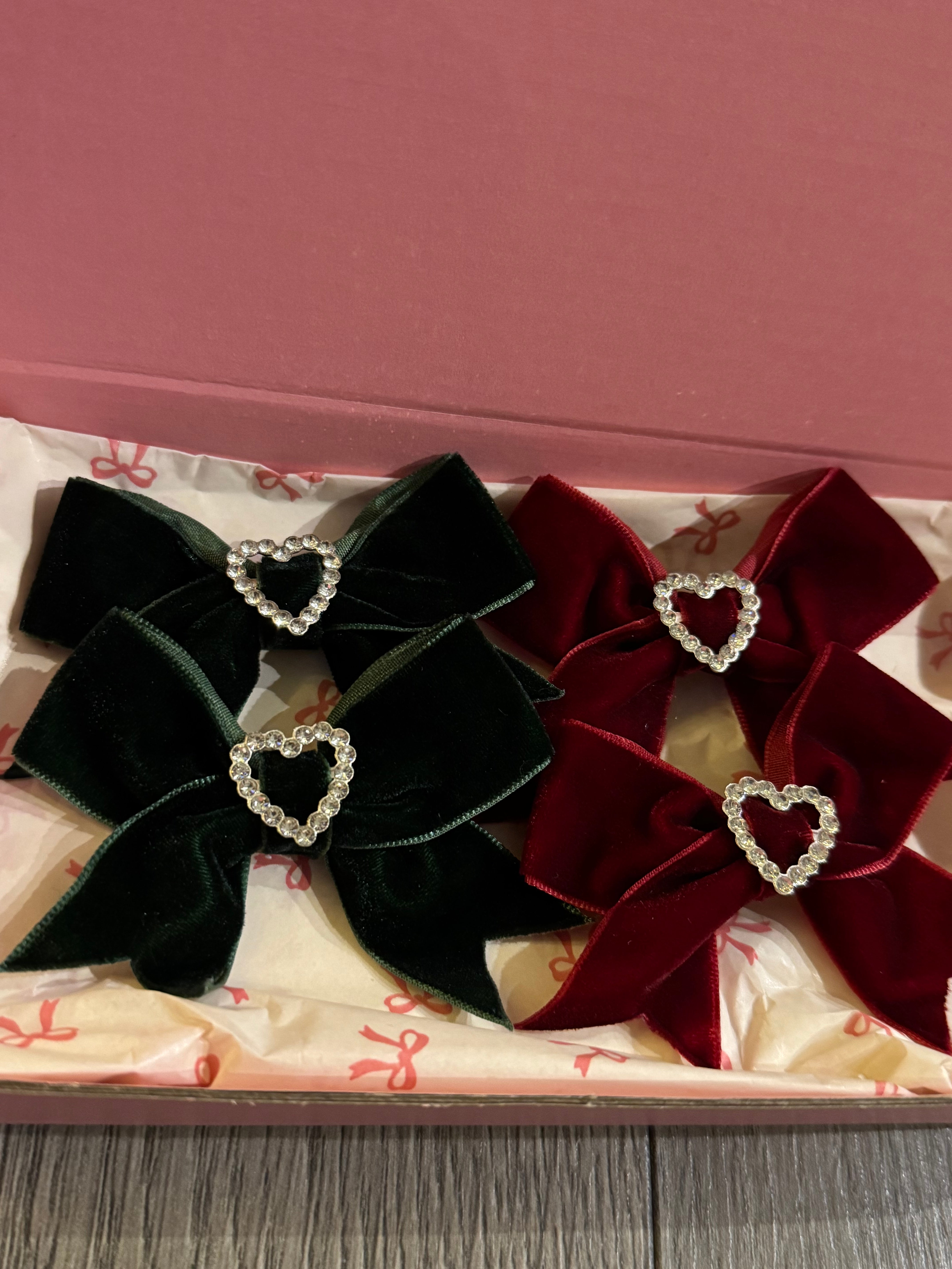 Christmas Hair Clips pk 4